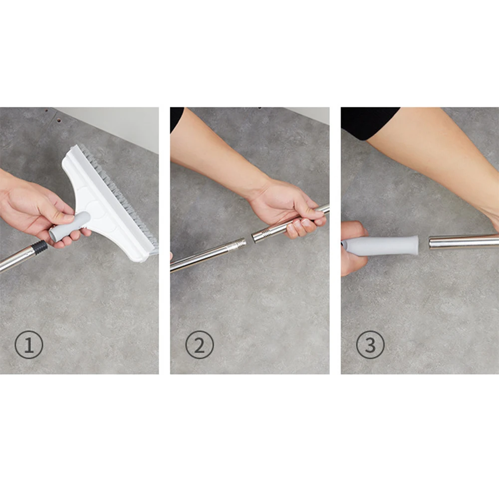 Щетка для пола чистки 2-в-1 Стен ванной комнаты Волшебная щетка метлы Инструменты