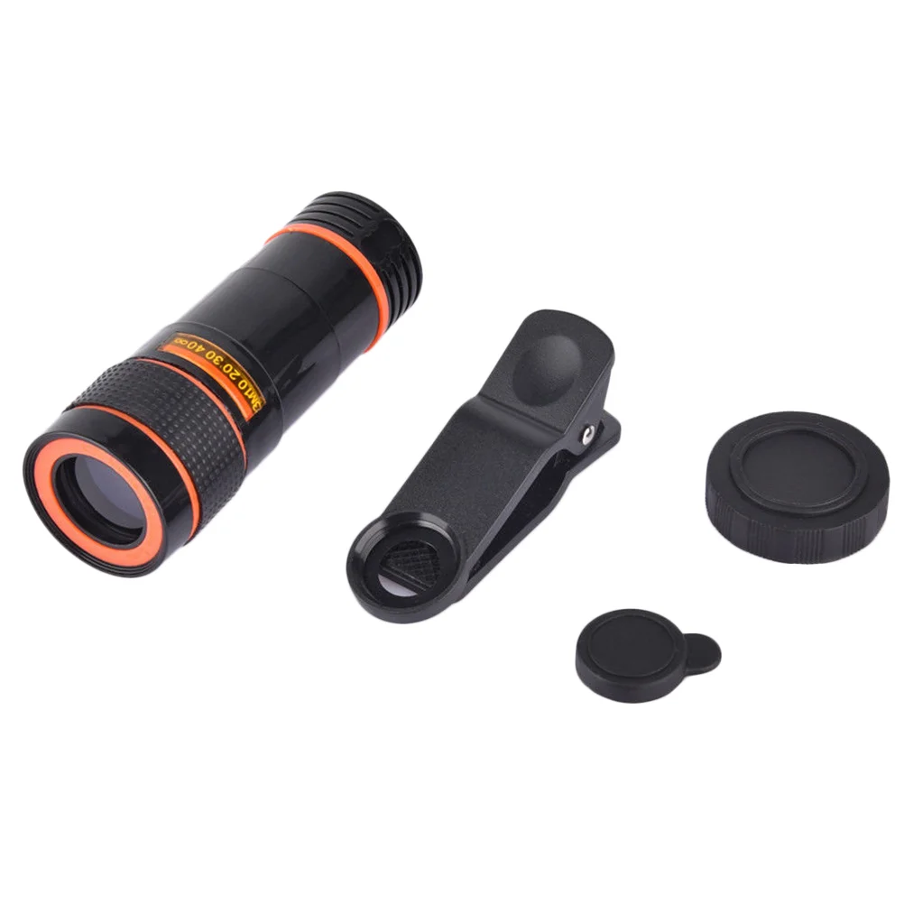 

12 X Cell Lens Attachments Camera Accessories Optical Lens Camera Lenses HD Telephoto Lens