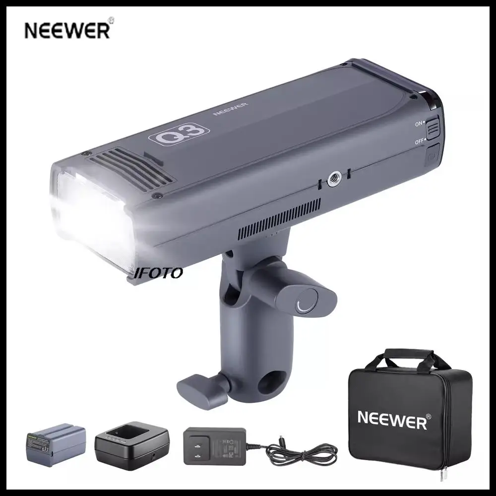 NEEWER Q3 200 Вт Flash 2 4G TTL 1/8000 HSS уличная вспышка с литиевой батареей высокоскоростной