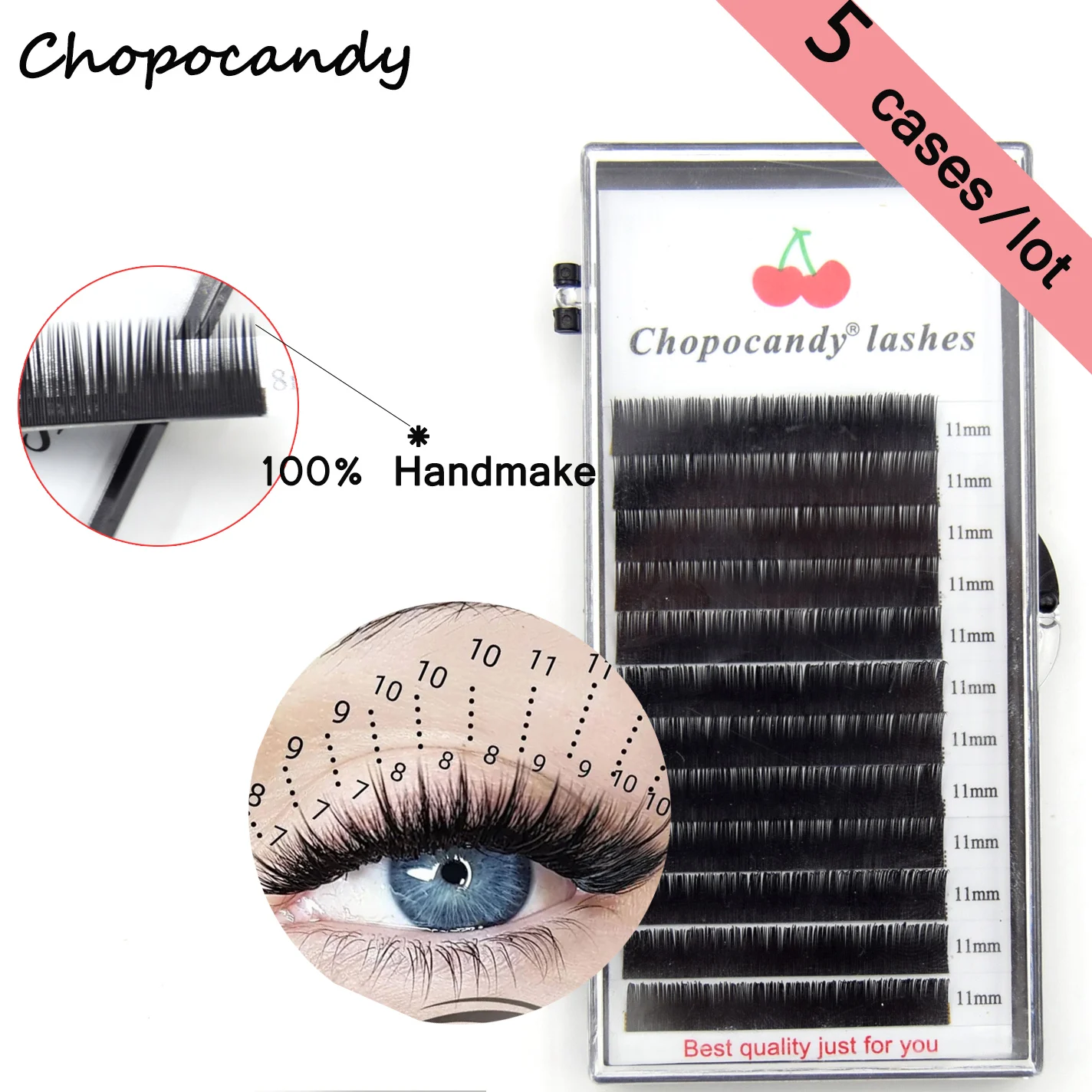 

Chopocandy maquiagem Eyelash Extension High Quality Eyelashes Mink Fake Individual Lashes Natural Makeup Tool Free Shipping Item
