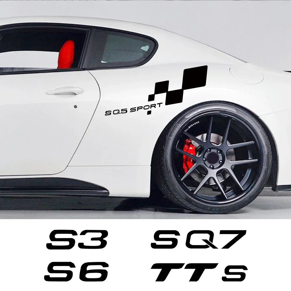 2 шт. виниловая наклейка на боковую дверь автомобиля пленка для внешнего