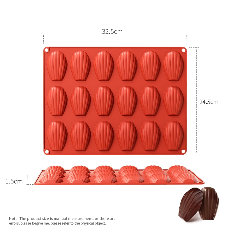 

Мини-пищевая силиконовая форма для торта Madeleine, форма для печенья, сделай сам, форма для выпечки в виде ракушки, кухонные принадлежности для выпечки, аксессуары