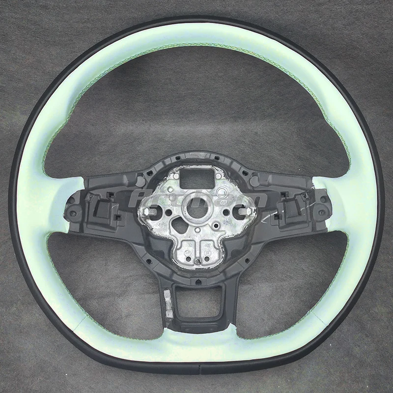 

High Quality Leather Steering Wheel For Volkswagen Golf 7 MK7 GTI R VW Polo Scirocco 2015 2016