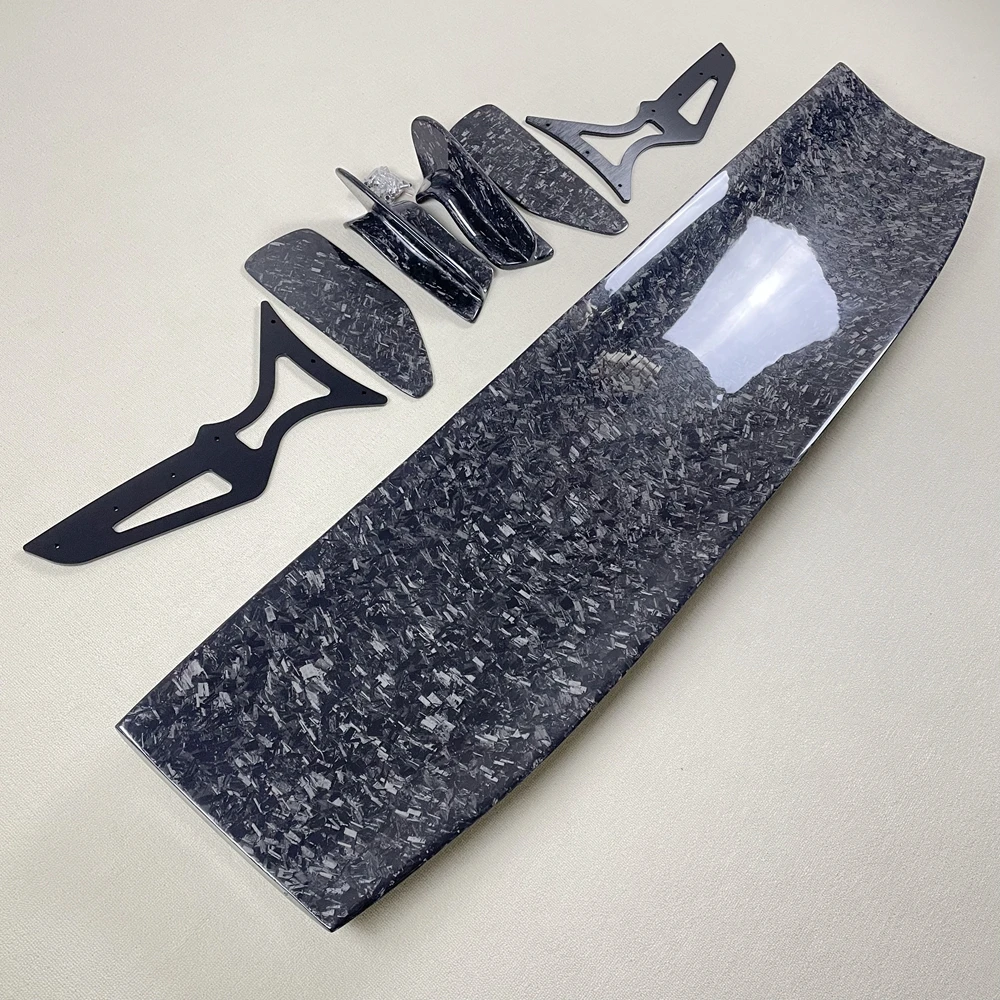 Автомобильный Стайлинг неокрашенный FRP углеродное волокно кованый угольный