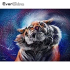 EverShine 5D алмазная живопись тигр Стразы Алмазная вышивка животные полная квадратная мозаика картина Сделай Сам хобби ручной работы