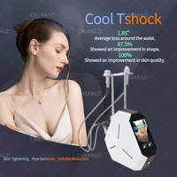 2022 newest portablet shock skin cooling slimming machine face body device professional t shock skin cool machine