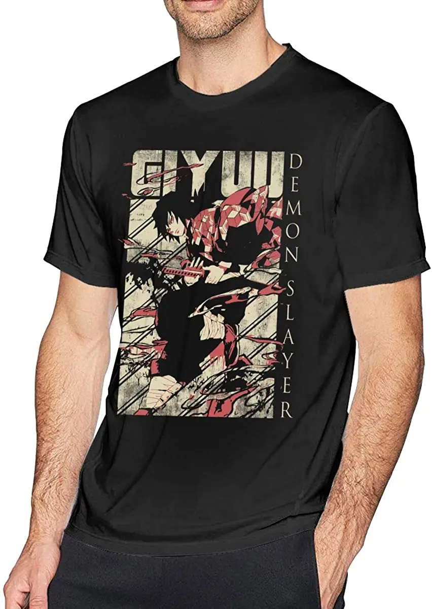 

Demon Slayer Kimetsu No Yaiba T Shirts Men's 100% Cotton T-Shirts