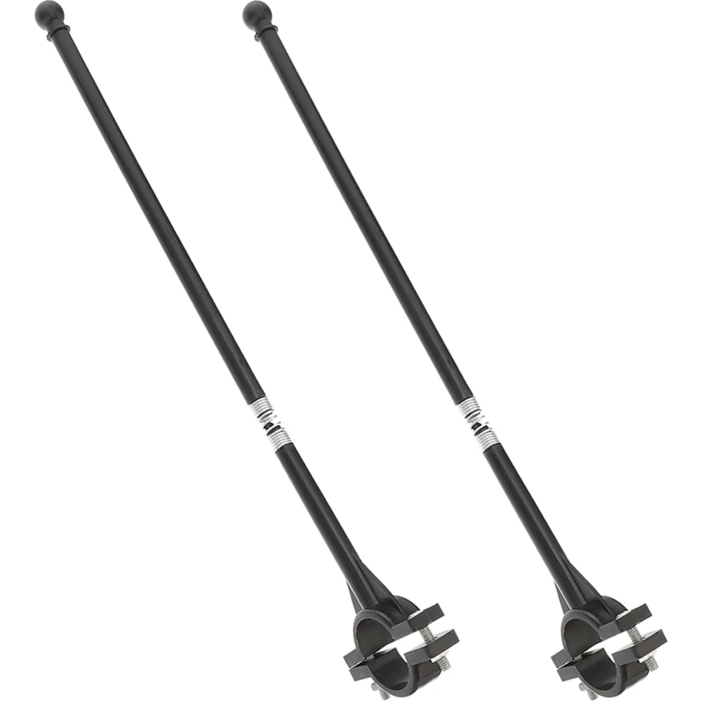 

2Pcs Outside Advertising Brackets Flagpole Flagpole Motorcycle Flag Pole for Advertising Motorcycle Cycling