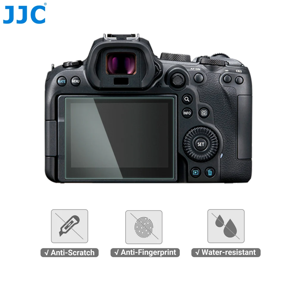 JJC EOS R7 R6 защита экрана от царапин 0 01 "/0 3 мм ультратонкое закаленное стекло 2.5D
