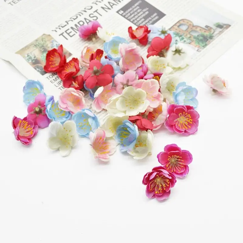 

Броши из шелка цветки вишни CYJT 30 шт.