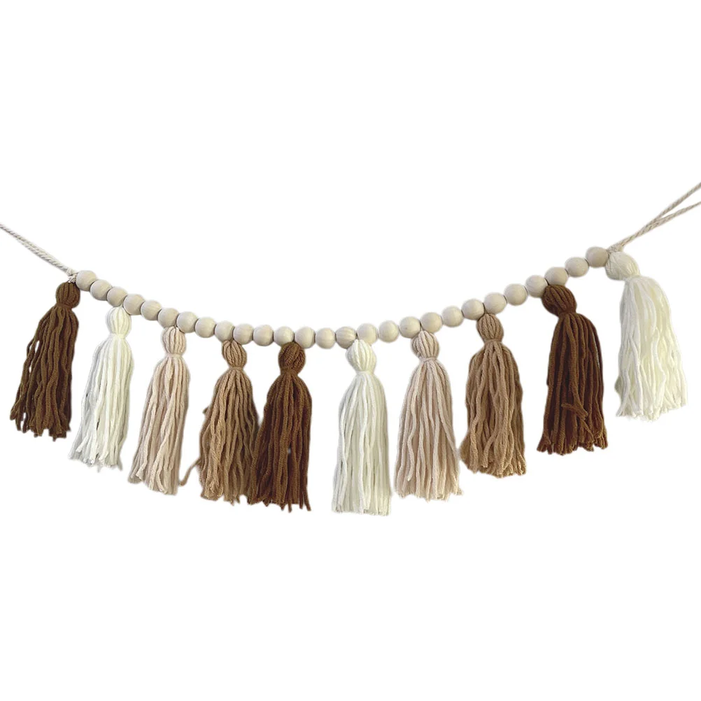 

Autumn Bedroom Home Decor Beads Hanging Room Decor Fall Decor Bedroom Beaded Garland Decor Tassel Garland