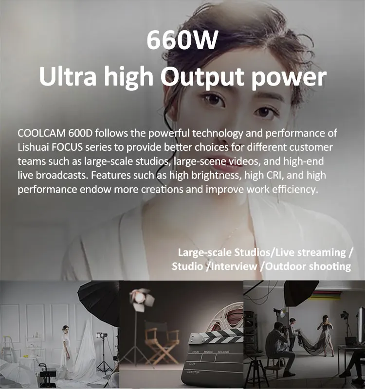 COOLCAM 600D ультра яркая 600w 5600K дневная Фотография Студия фотография