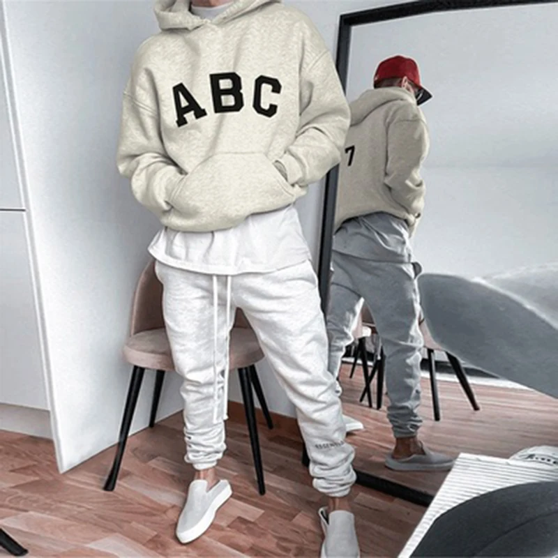 

Толстовка с круглым вырезом для мужчин и женщин, базовый сезон 7, с принтом ABC, свитшот, уличная одежда