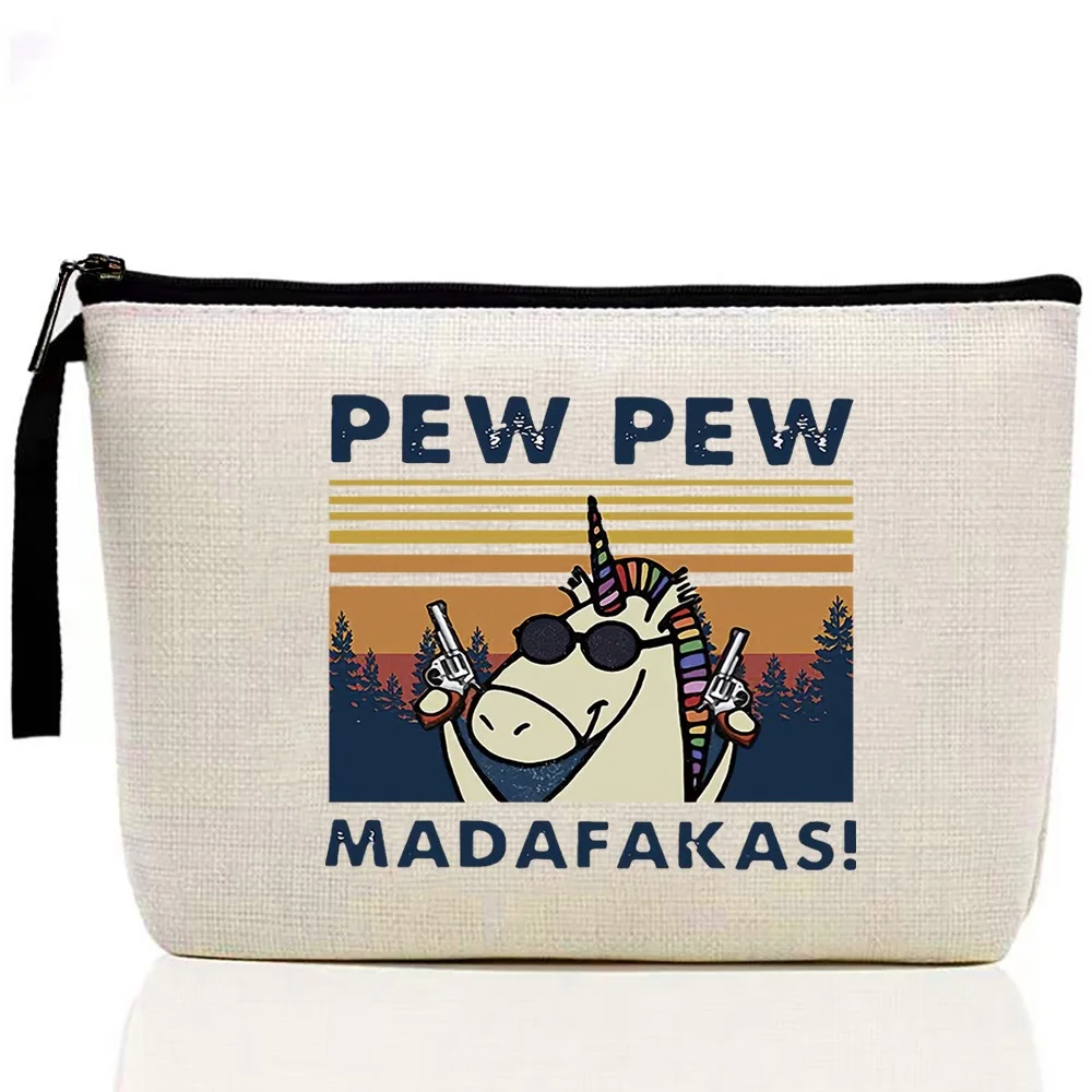 

Girl Makeup Bag Toiletries Organizer Bag Pouches for Travel Bags Pouch Print Women's Cosmetic Bag Student Pencil Case Handbag