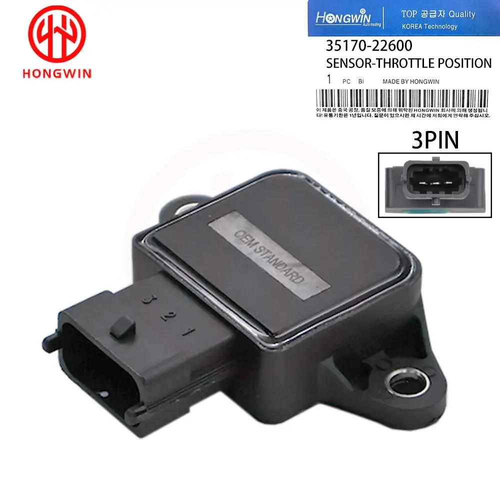 

35170 23500 Датчик положения дроссельной заслонки для Accent Elantra Tiburon Sportage 00-2010 3517023500 /35170-23500, 3517022600 ,35170 22600