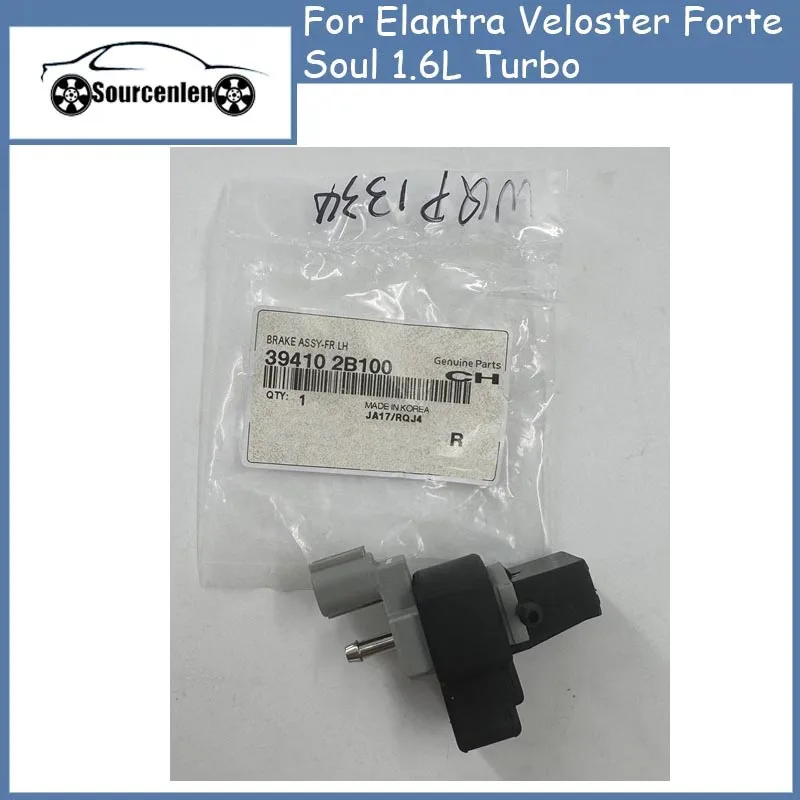 

394102B100 39410-2B100 Электромагнитный клапан отходов турбокомпрессора для Elantra Veloster Forte Soul 1.6L Turbo