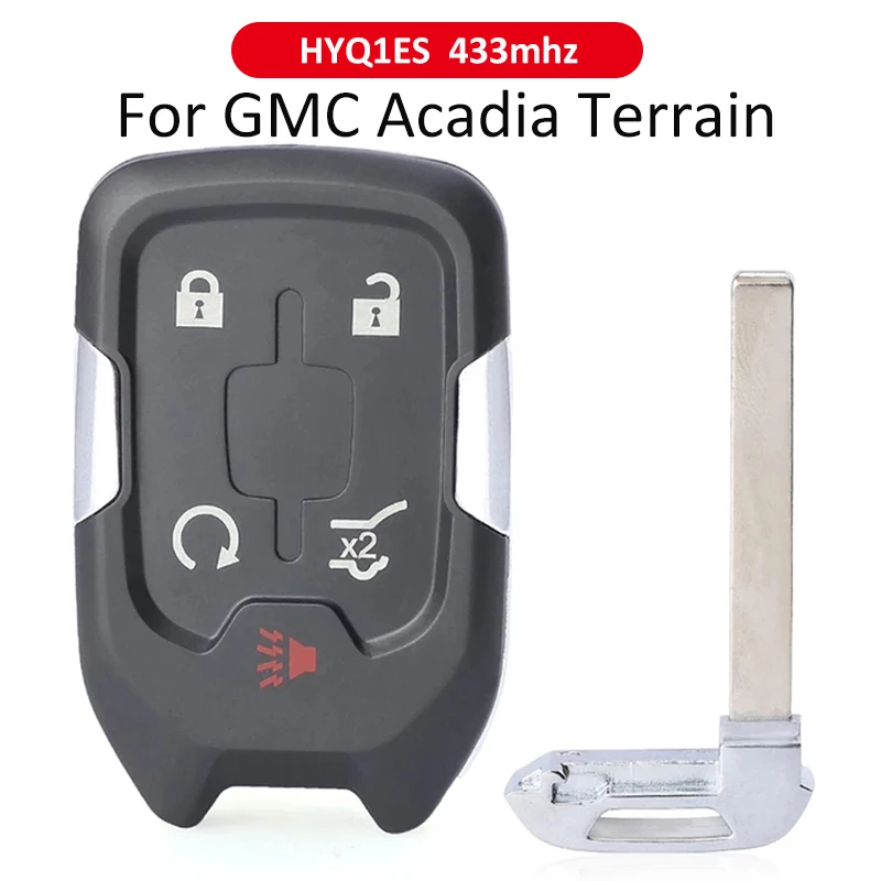 

KEYDIY HYQ1ES 433 МГц HYQ1AS 315 МГц 5-кнопочный дистанционный ключ для Chevrolet Silverado 1500 2500 3500 GMC Acadia Terrain 2021 2022 2023