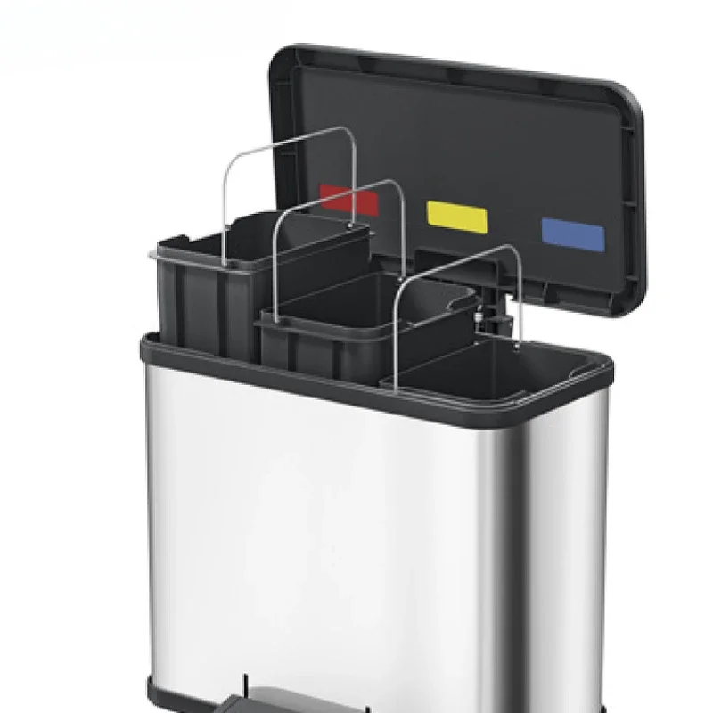Контейнер для мусора большой емкости 17 л немецкая классификация из нержавеющей