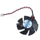 Новый вентилятор для видеокарты X1300 HD4650 HD3650 DF0501012SEE2C01 DC12V 0.05A 3,9*3,9 см, Вентилятор охлаждения с двумя проводами