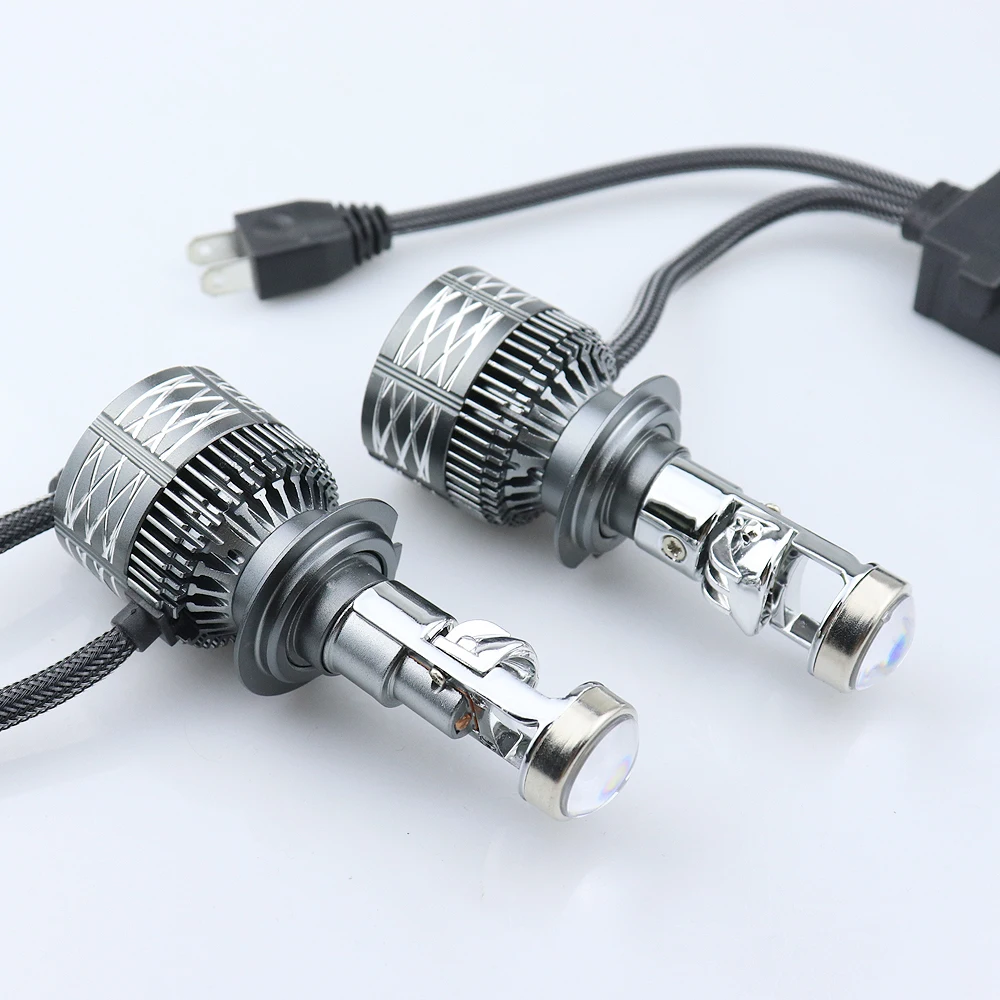 H7 H4 H11 Светодиодная автомобильная фара Canbus Мини-лампочка для проектора H8 9005 9006 HB3