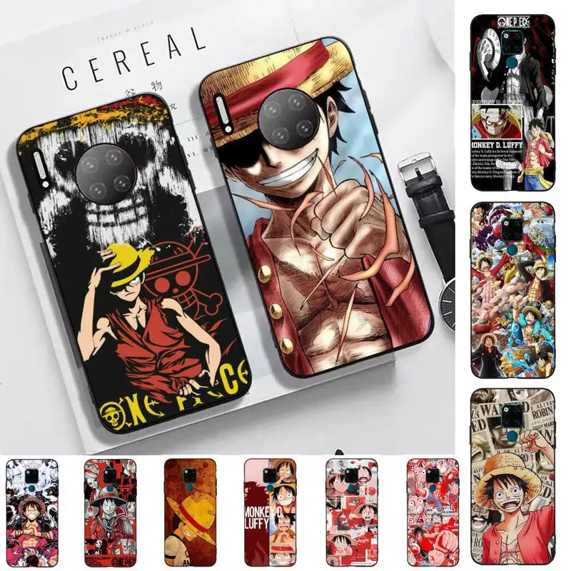 

Ones-Pieces Monkey D Luffy Phone Case for Huawei Mate 20 10 9 40 30 lite pro X Nova 2 3i 7se
