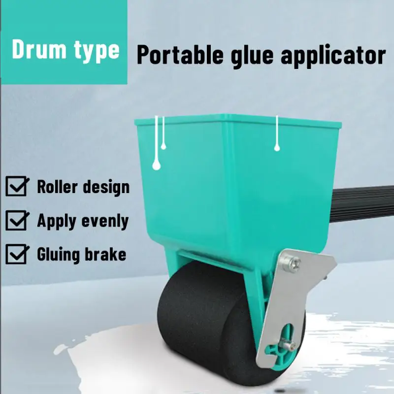 

Gluing Machine Plastic Drum-type Environmental Protection Portable Home Hand Tools Manual Roller Type Small Gluing Tool
