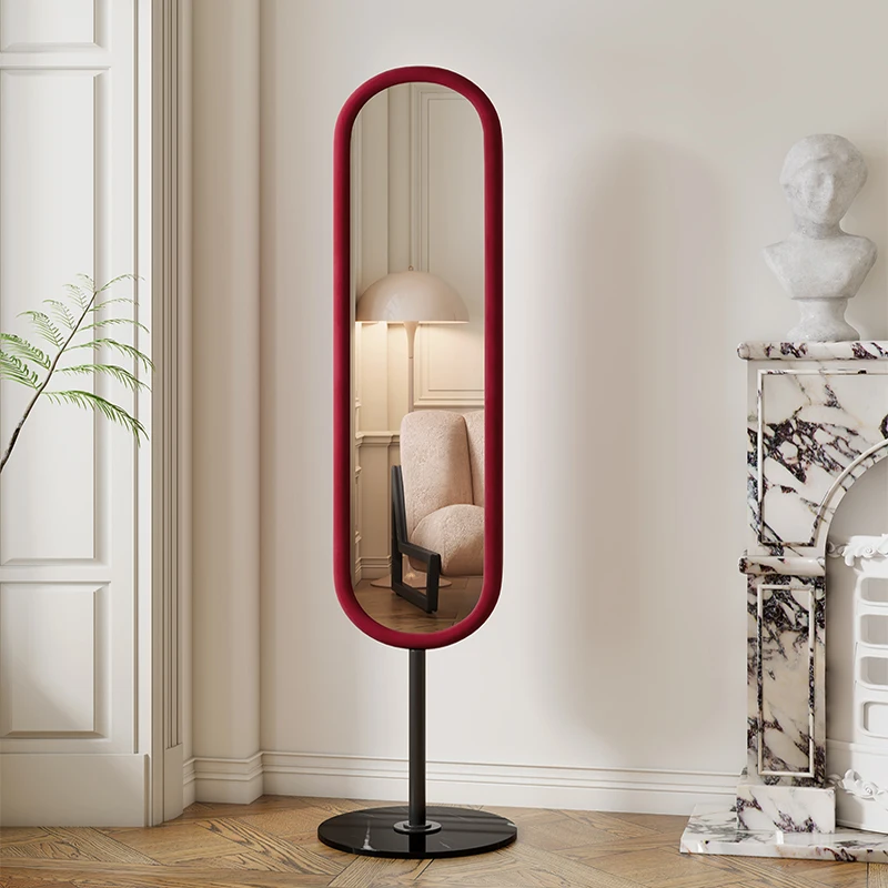 

Living Room Floor Mirror Aesthetic Large Elegant Full Body Luxury Mirror Creative Bedroom Espelhos Decorativos Room Decoration