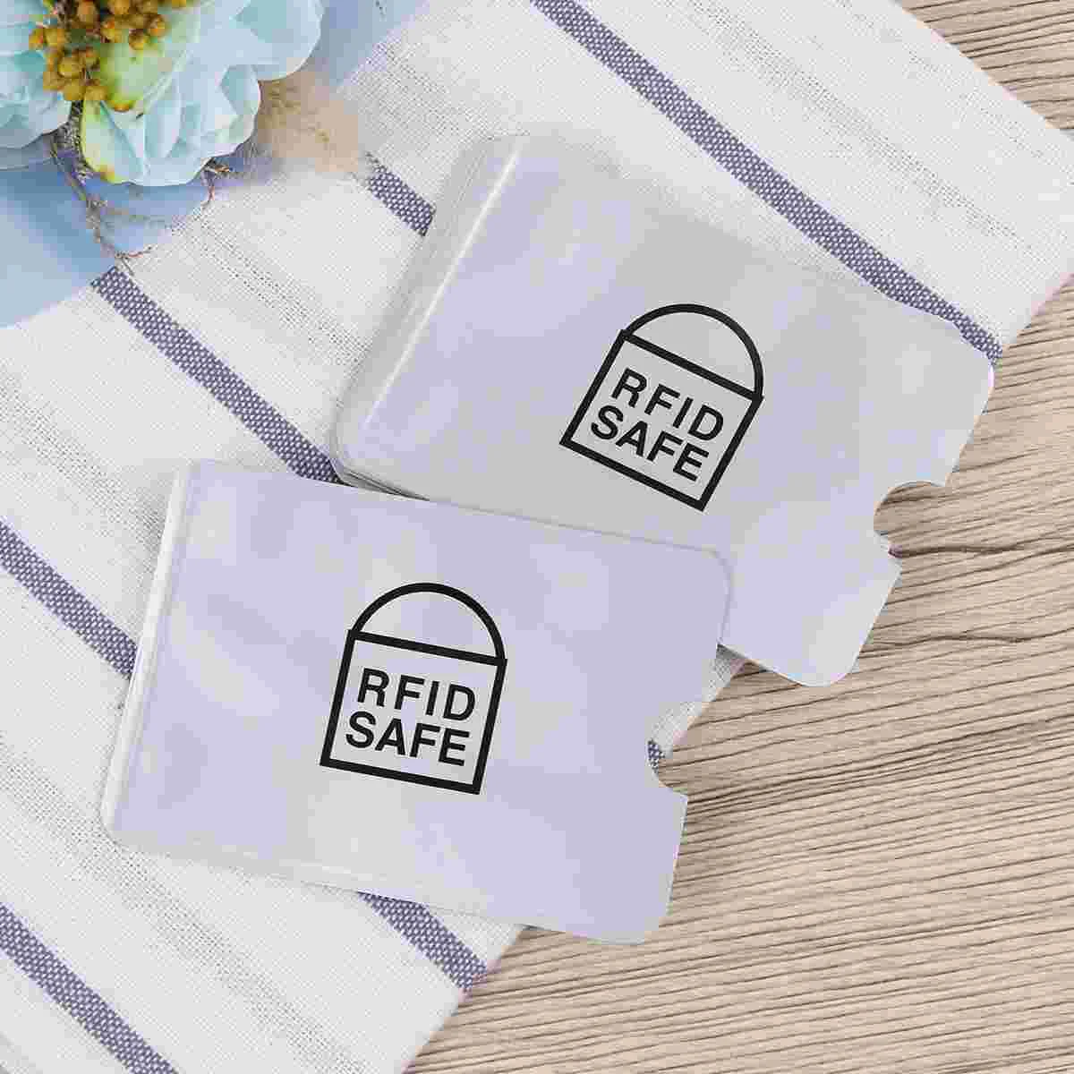 

Pack of 12 Signal Blocker Pouch Privacy Protection Anti-theft Antimagnetic Anti-scanning Sleeve for Credit Card ID Card