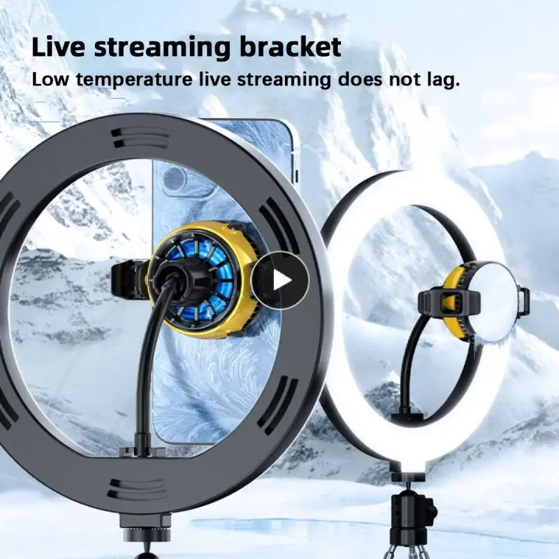 

Type-c Not Scratch The Phone Magnetic Suction Radiator Mute Phone Heat Sink Be Current Stable Clamping Phone Cooling Artifact