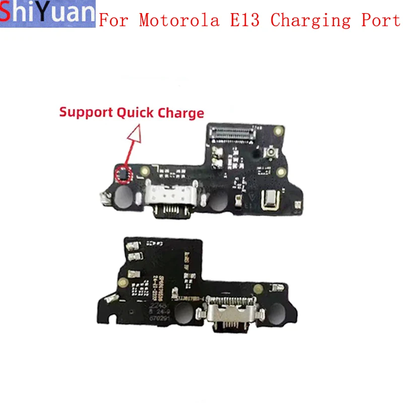 

USB Charging Port Connector Board Flex Cable For Motorola Moto E13 Charging Connector Replacement Repair Parts