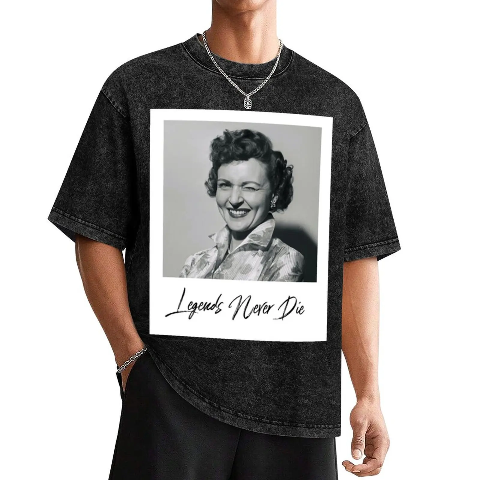 Белая футболка Спасибо Бетти для спортивных болельщиков с аниме мужские