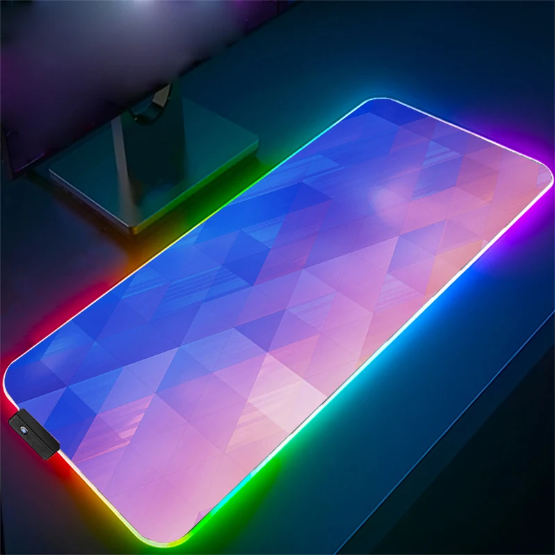

Коврик для мыши Rgb, коврик для мыши Xl для ПК, игровых компьютеров, ноутбука, геймерский коврик для офиса, креативные визуальные эффекты, аксес...