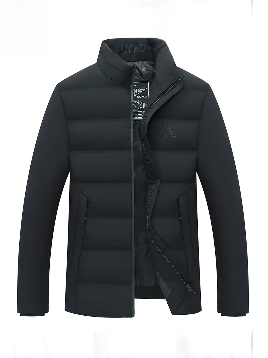 Мужская короткая куртка Romon на хлопковой подкладке новинка 2024 зимняя теплая