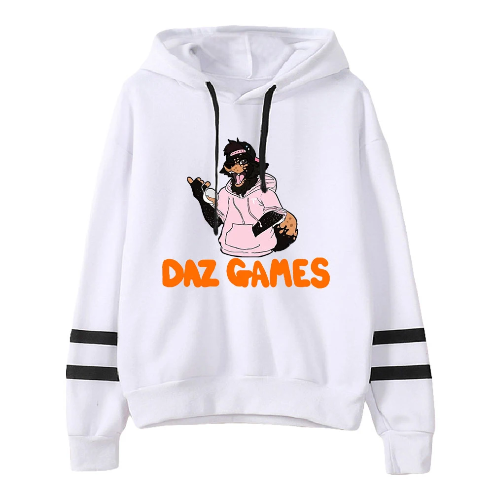 

Толстовки Daz Games для женщин и мужчин, модные толстовки с капюшоном и принтом в стиле Харадзюку, Повседневная Уличная одежда унисекс