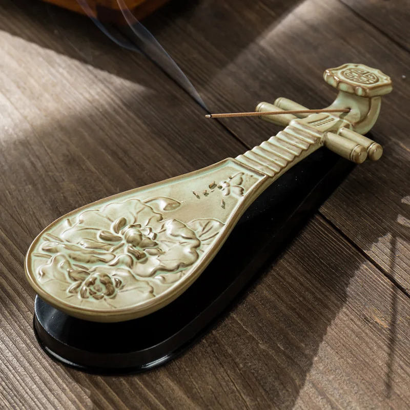 

Пипа линия благовоний горелка дзен античный благовония точка кастрюля лежачий держатель благовоний керамические украшения для чайной комнаты