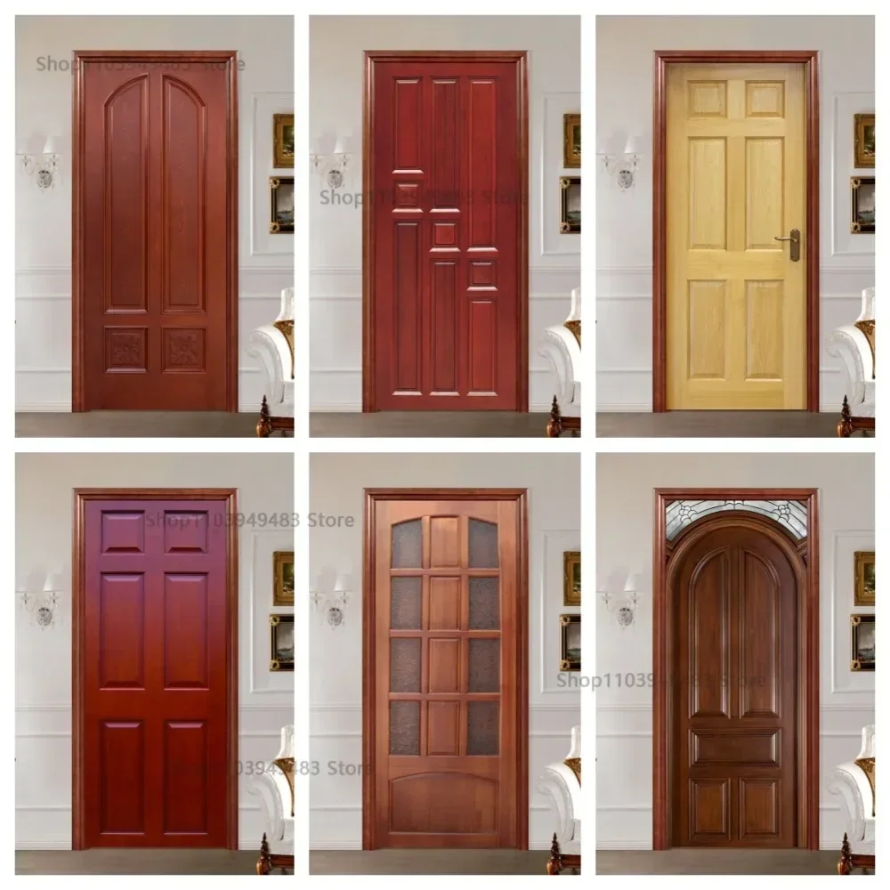 Серия под дерево художественная дверь водонепроницаемые самоклеящиеся