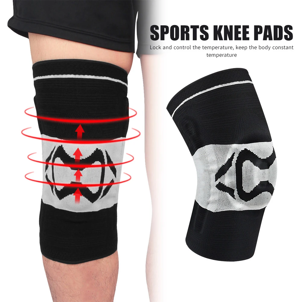 

1pc Cycling Running Knee Brace Basketball Knee Pad Outdoor Sports Compression for Working-out Comfortable Decoration