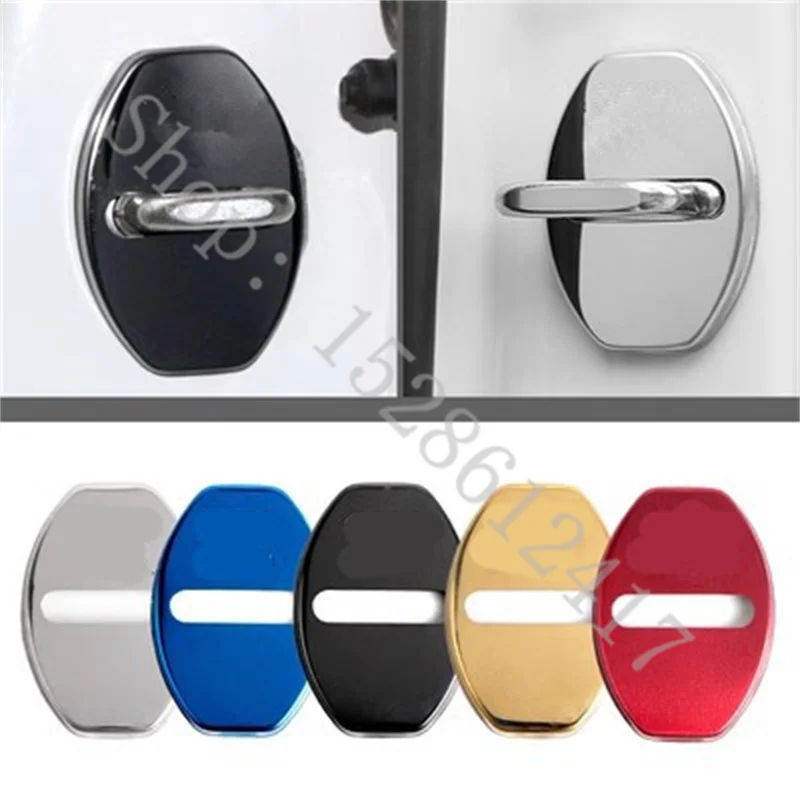 

FOR AUDI A3 A5 A4L A6L Q2L Q3 Q5L Q7TT STAINLESS STEEL CAR DOOR LOCK DECORATIVE PROTECTIVE COVER CAR ACCESSORIES STYLING