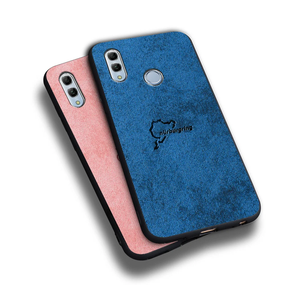 

Honor 50 Case For Huawei P30 Lite P40 Pro Case Cloth Texture Fabric Capa Honor 10 Lite 20s 30s 10i 10X Lite 8A 8X 9A 9C 9X Cover