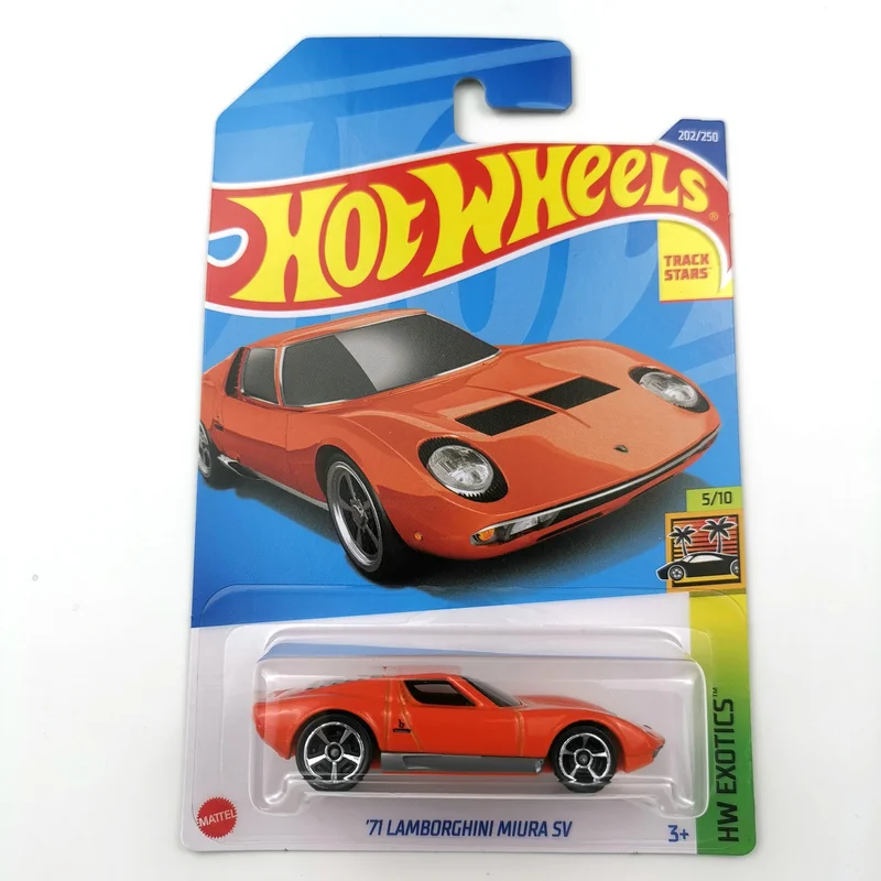 2022-202 Hot Wheels Cars 71 LAMBORGHINI MIURA SV 1/64 Коллекция металлических литых моделей игрушечных