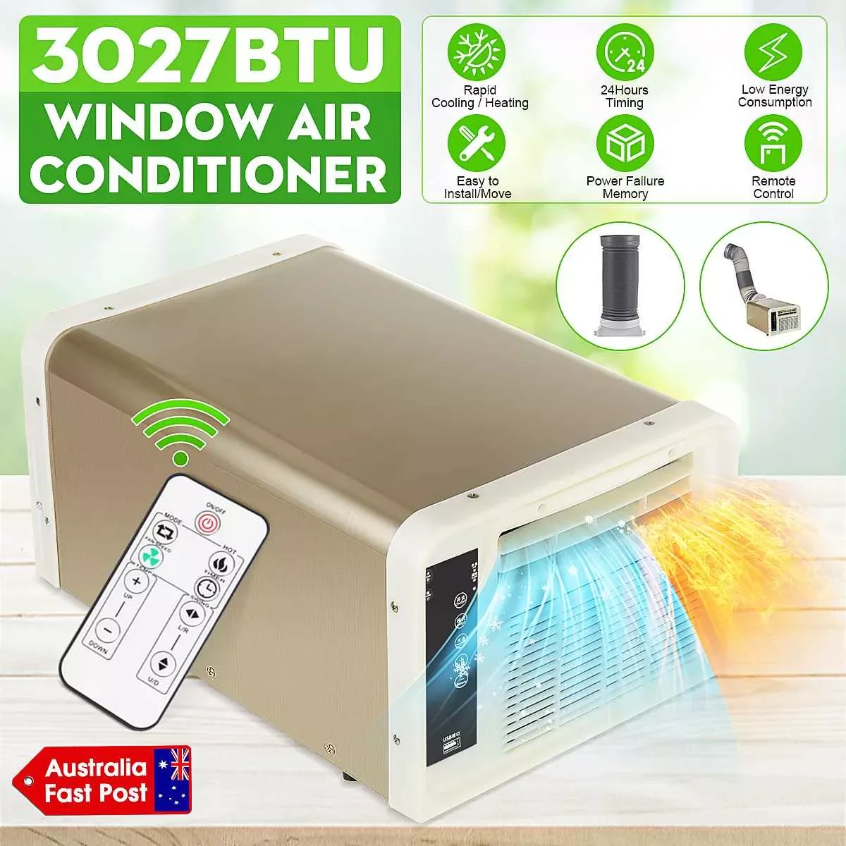 Dormitory Portable Air Cooler Remote Control Small Desktop Refrigeration Air Conditioning Fan Panel Home Heater 220V