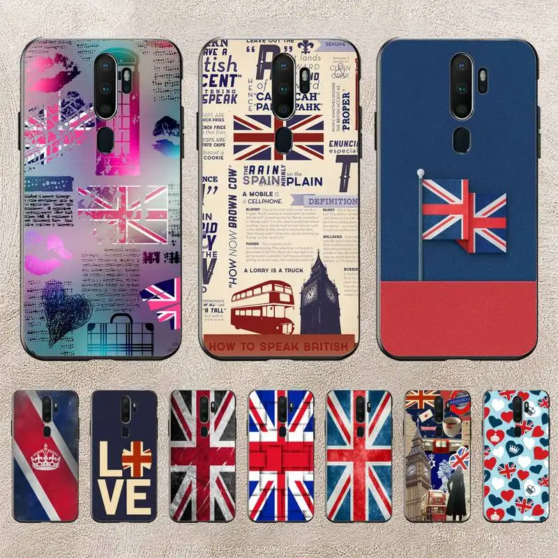 

British Flag Phone Case For Redmi 9A 8A 6A Note 9 8 10 11S 8T Pro K20 K30 K40 Pro PocoF3 Note11 5G Case