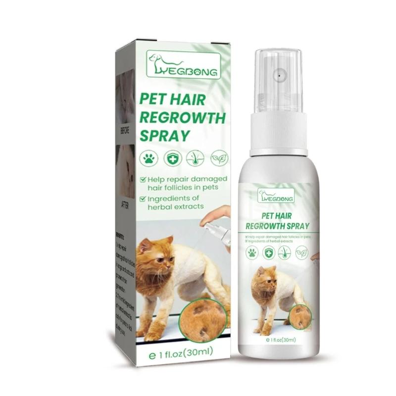 For Dogs Cats Non-toxic Safe Ingredient Use On Body Promotes Hair Growth 30ml