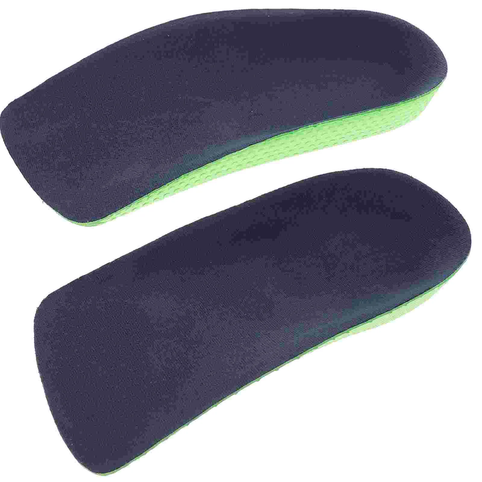 

1 Pair of Damping Insoles Arch Supports Thin Shoe Cushions Shoe Pads for Outdoor Size L Green and Blue