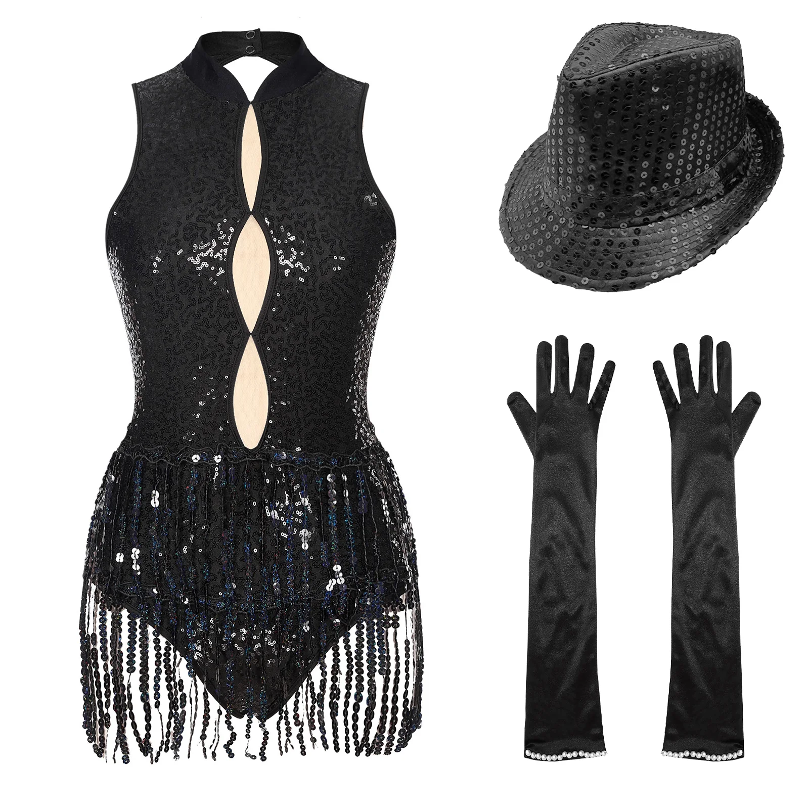 Женское современное латинское джазовое платье для танцев комплект костюмов