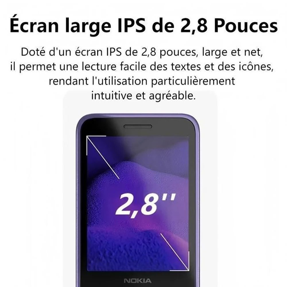 Сотовый телефон Nokia 235 4G с Bluetooth 5.0, FM-радио, двумя SIM-картами, двойным режимом ожидания, аккумулятором 1450 мАч, Type-C, 2 SIM, оригинальный, разблокированный Nokia235 (art.: 3920dc53b587d) - 3920dc53b587d