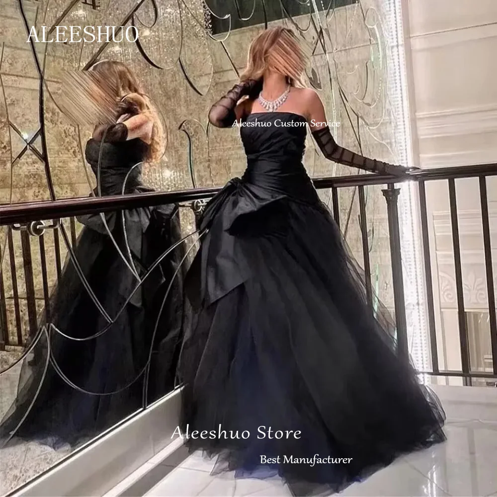 Соблазнительное вечернее платье Aleeshuo без бретелек