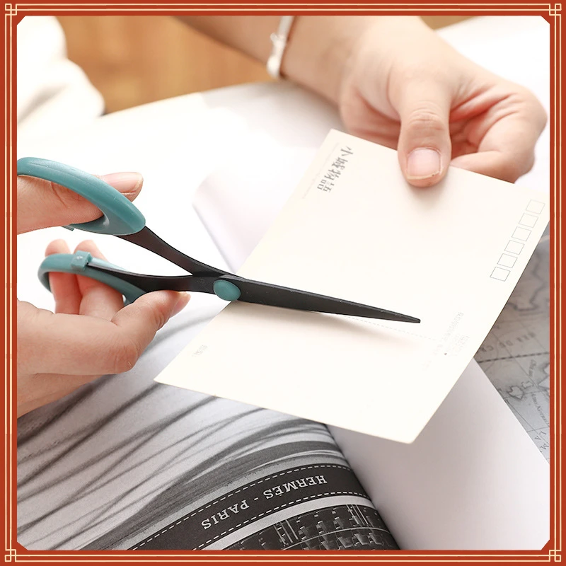 

Антипригарный инструмент для офиса и дома, портативные Острые Ножницы из нержавеющей стали, ножницы для шитья, твердый и прочный сплав