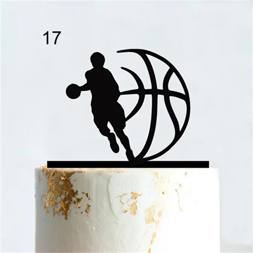 Акриловый баскетбольный торт топпер Mr & Mrs