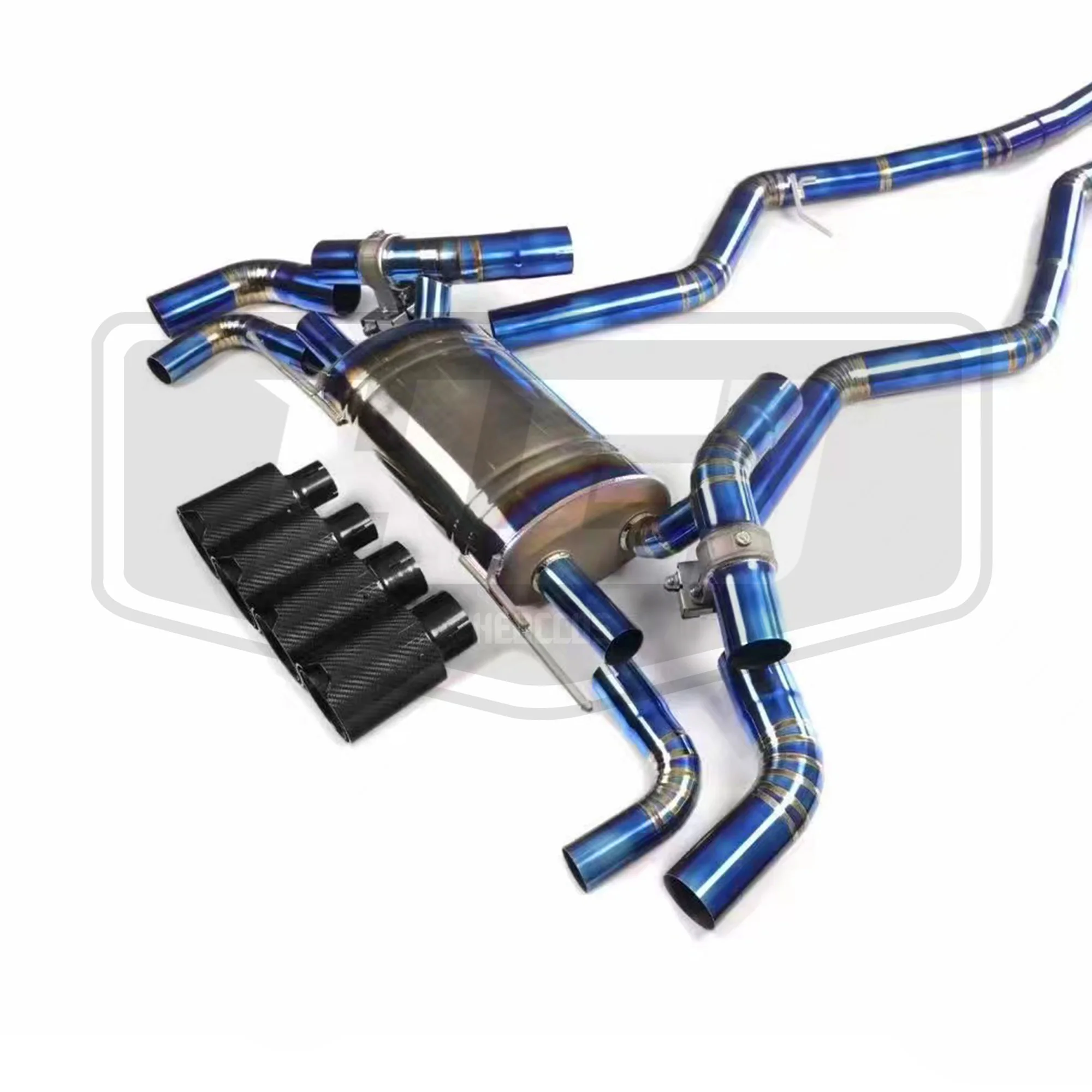 Выхлопная труба HEO из нержавеющей стали для BMW G20 m340i / G22 m440i B58 электронный клапан